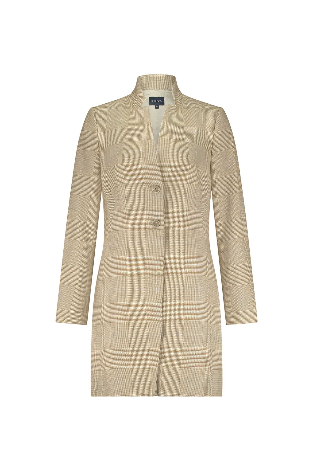 Isabel Blazer Bruin Ruit