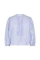 Gabi Blouse Licht Blauw Streep