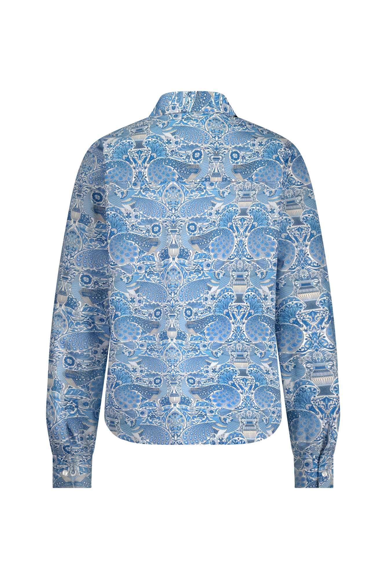 Otilla Blouse Blauw Print