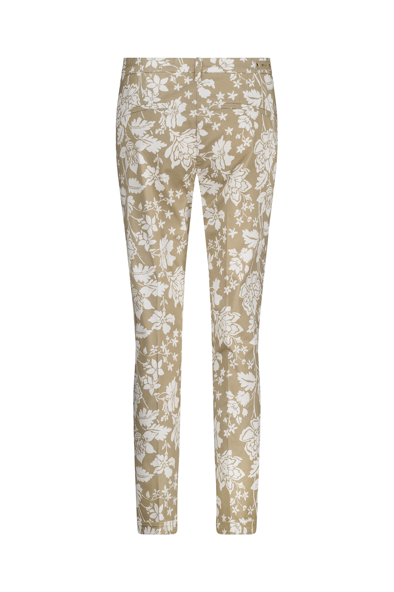 Chino Turn Up Broek Zand Print