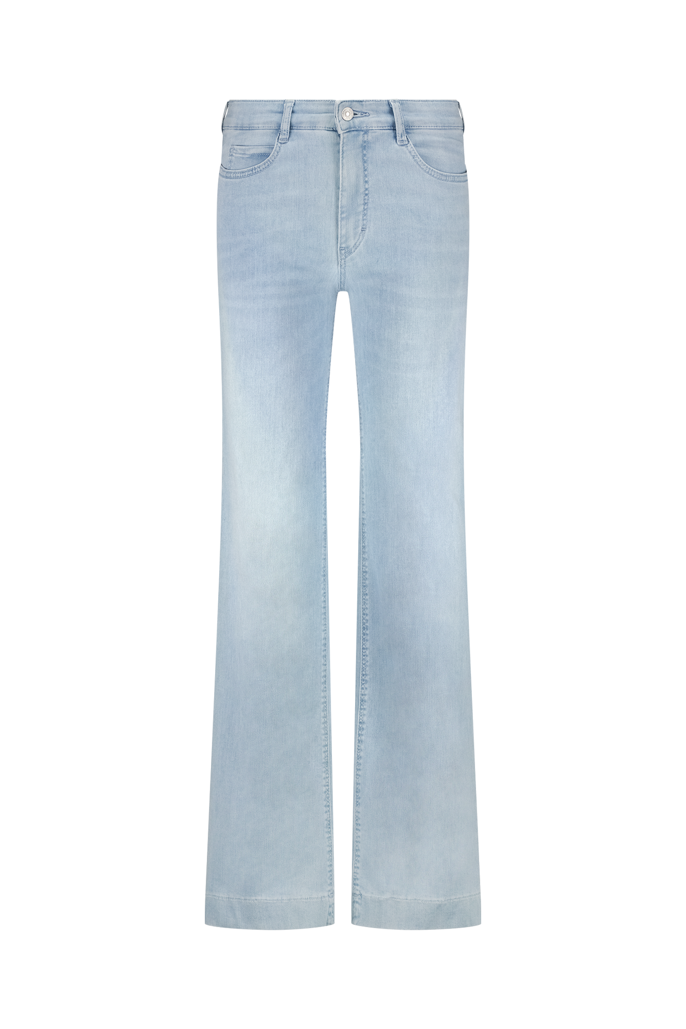 Wide Broek Blauw Wash