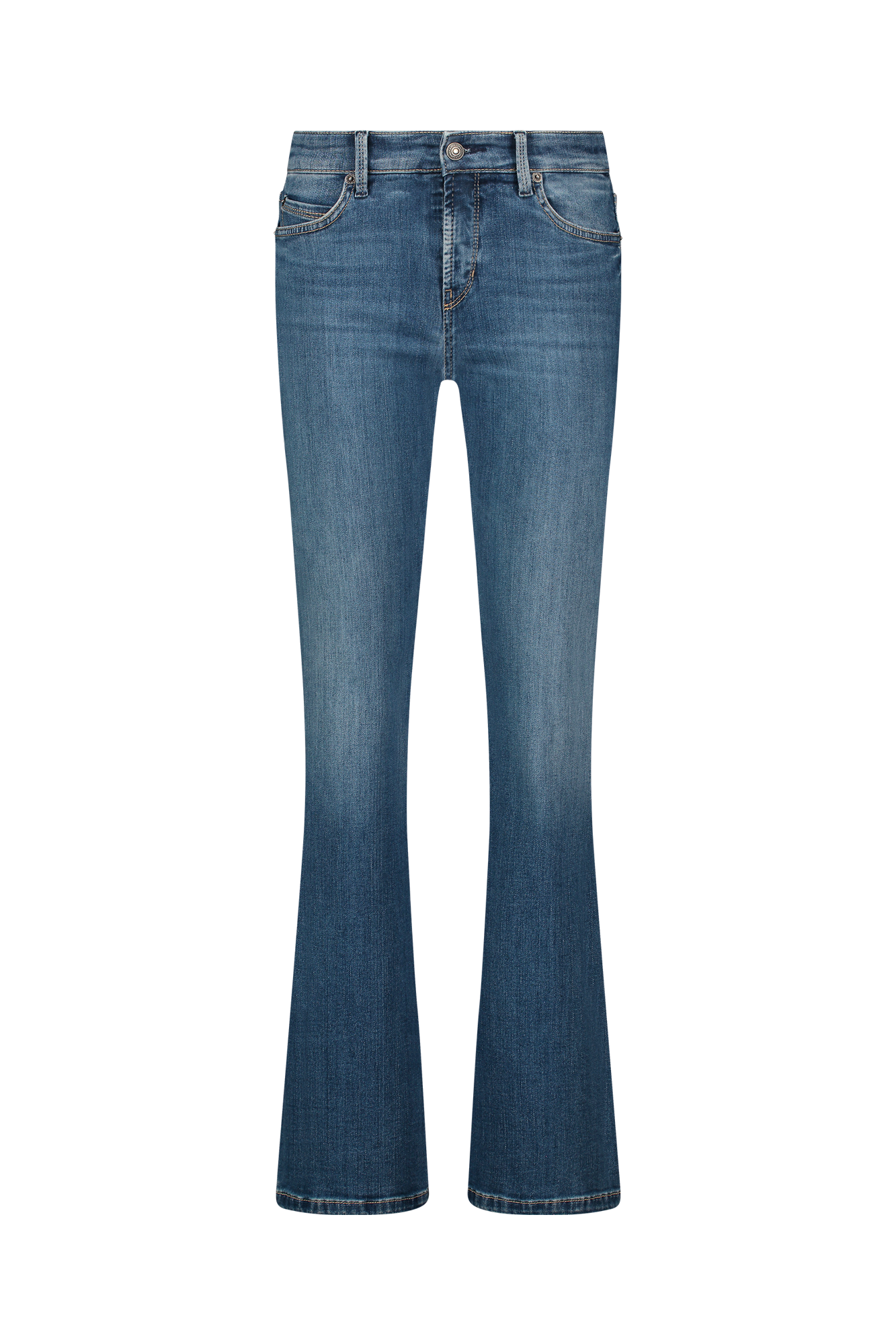 Paris Flared Broek Blauw Wash